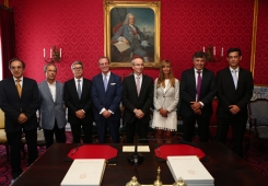 Cerimónia de tomada de posse de seis novos professores catedráticos da Faculdade de Medicina de Coimbra
