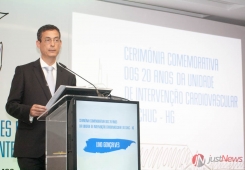 Cerimónia comemorativa dos 20 anos da Unidade de Intervenção Cardiovascular do CHUC-HG