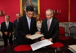 Cerimónia de tomada de posse de seis novos professores catedráticos da Faculdade de Medicina de Coimbra