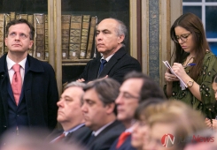 Cerimónia de tomada de posse de Miguel Guimarães como bastonário da Ordem dos Médicos